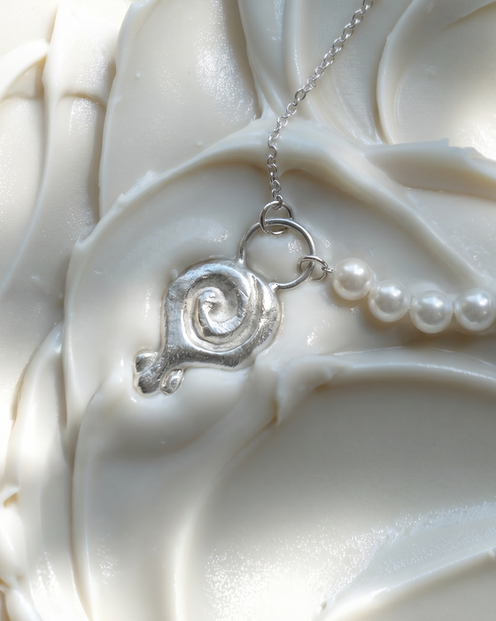 Granea Necklace | Silver + Pearl Strand